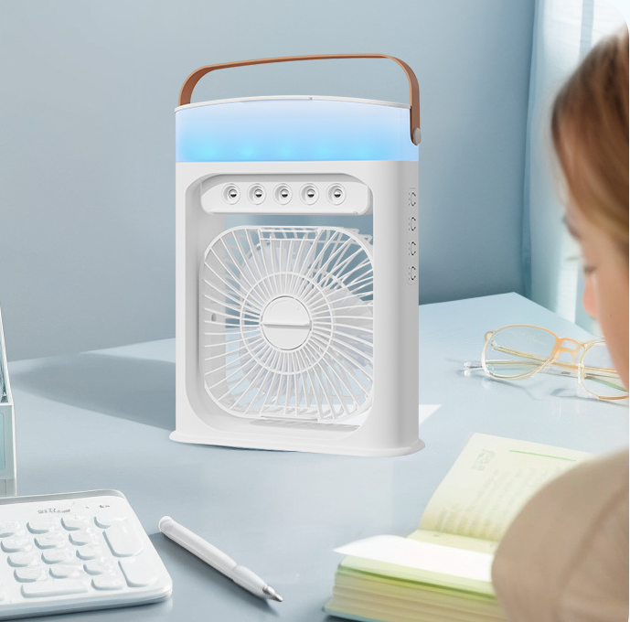 Zaidtek Portable Lightweight USB Rechargeable Fan 
