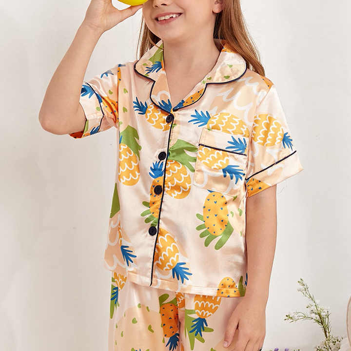 Long-sleeved summer pajamas 