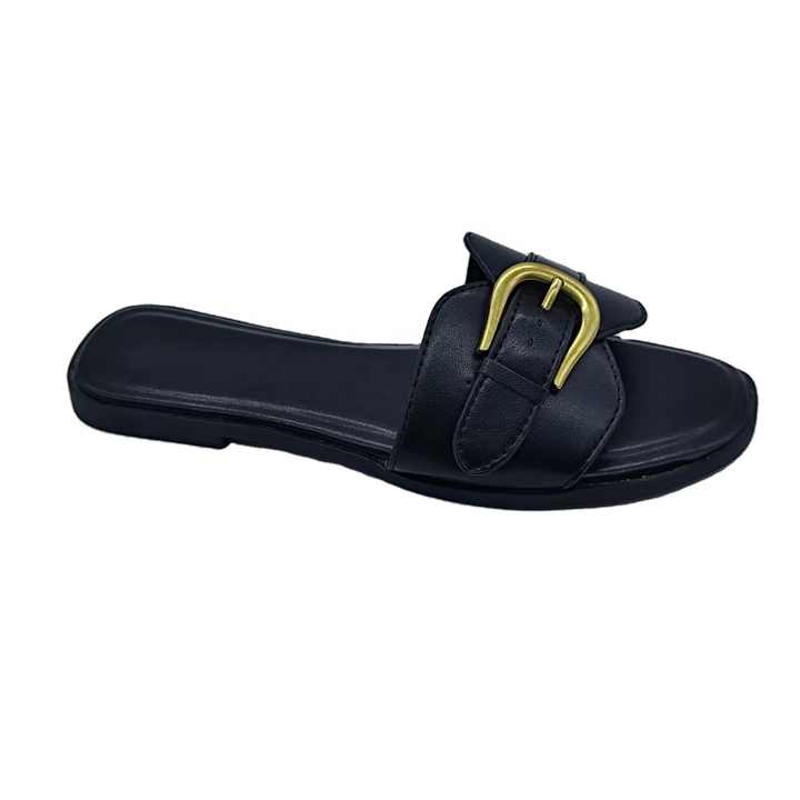 Women's flat square toe sandal 
