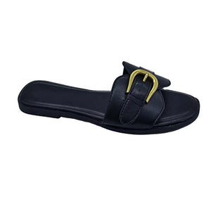 Women's flat square toe sandal 