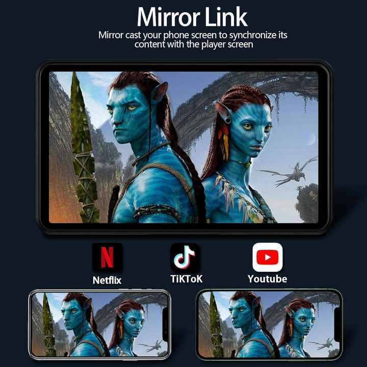 7 Inch Portable Smart Car Stereo with Wireless Android 