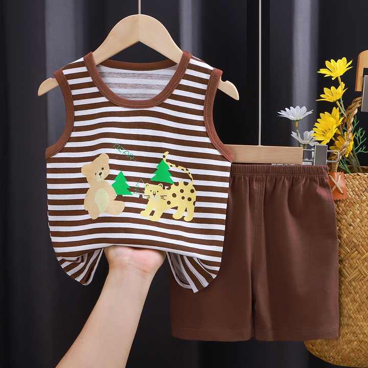 Boys' shorts, pure cotton summer clothes