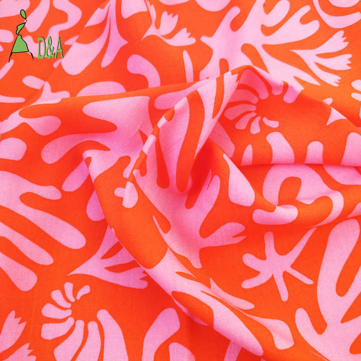 Cheap Price Reddish-Rayon Fabric 