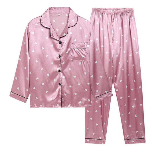 Women's long-sleeved pajamas 