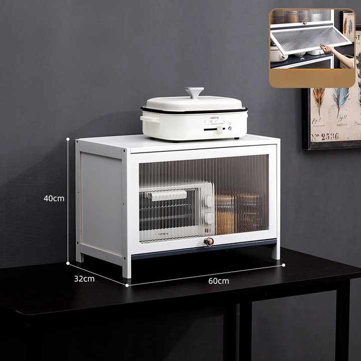 Multifunctional wooden kitchen cabinet