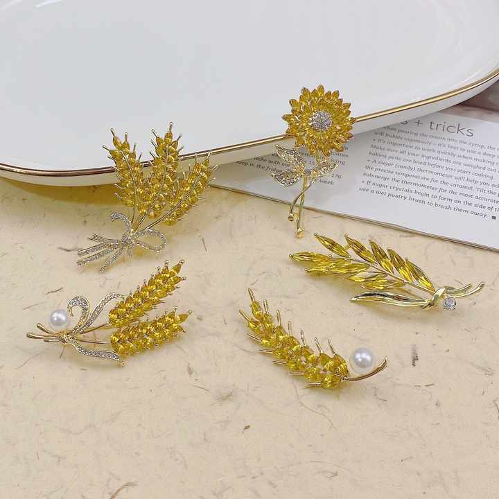 Sunflower Pin Baby Accessories 