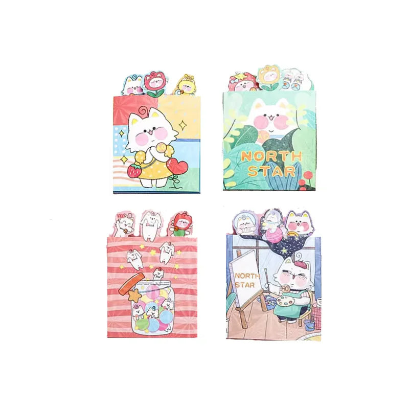 Cartoon Sticky Foldable Sticky Notes 