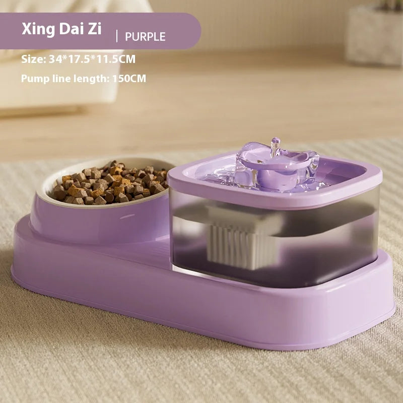 Small Poultry Feeder Wet Dry Separator 2 in 1 Made of Durable Plastic Automatic Feeder - Bowls &amp; Feeders 