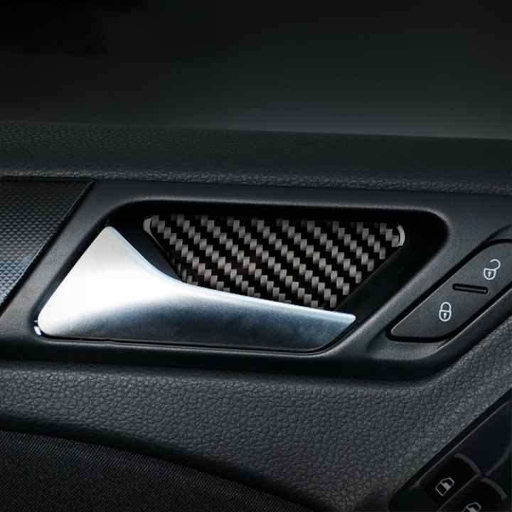 Carbon Fiber Car Interior Door Handle Sticker 