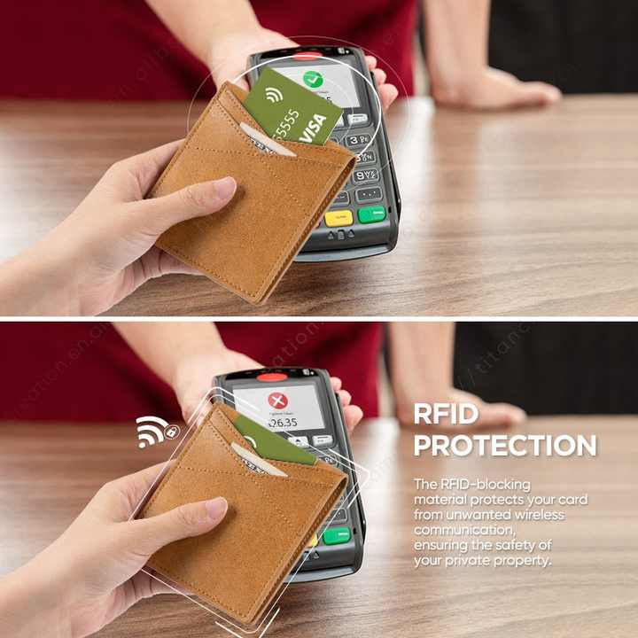 High Quality Slim Leather Wallet Factory. 