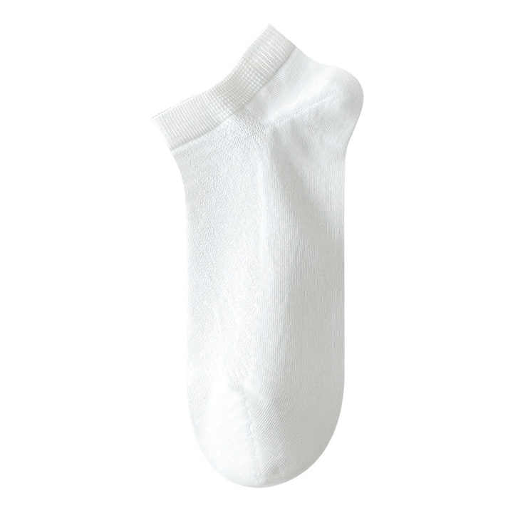 جوارب قصيرة مضادة للرائحة ، جوارب قطنية من القطن الخالص قابلة للتنفس للرجال Anti-odor short socks, breathable pure cotton socks for men