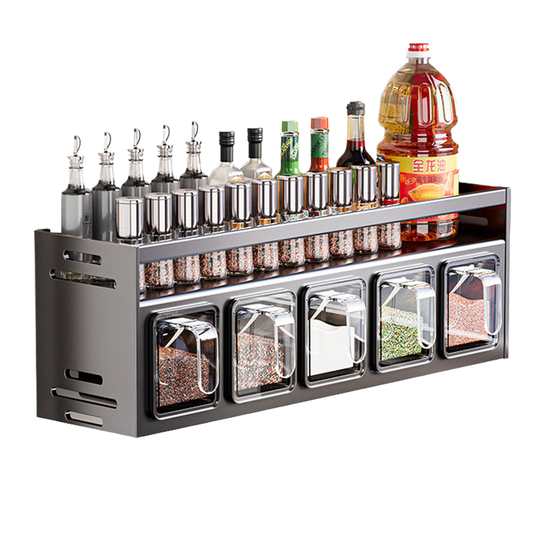 Wall Mounted Metal Storage Rack for Home Garden and Housekeeping 