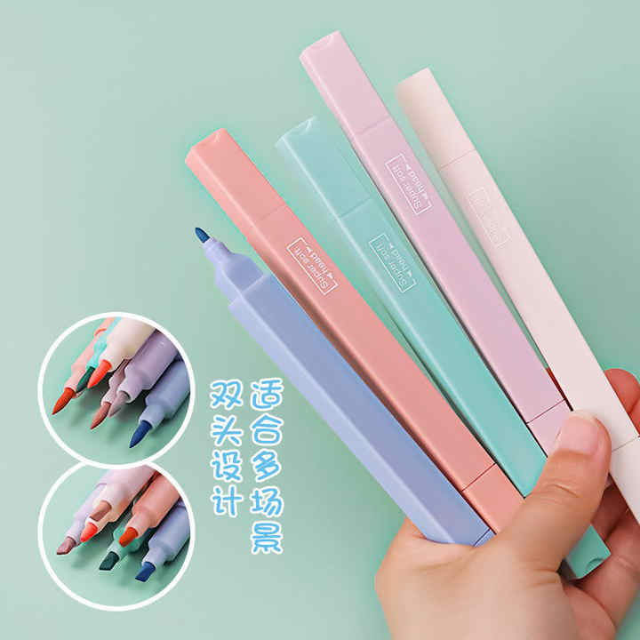 School Student Block Highlighters Set Kids 