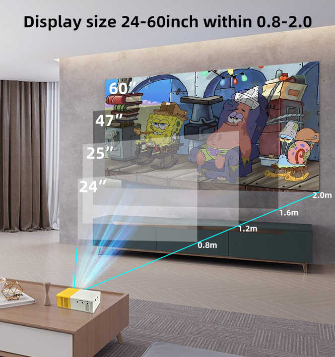 Small portable home LCD 