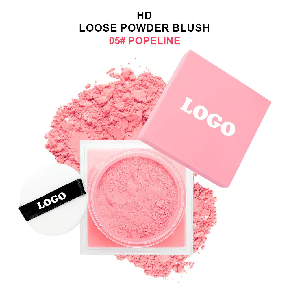 Matte pink face blush