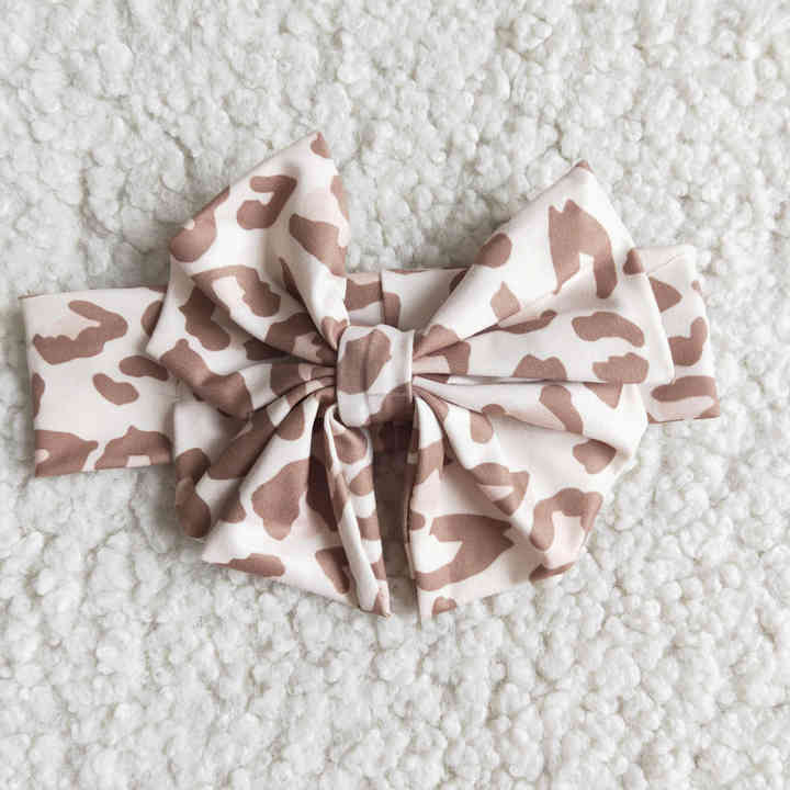 اكسسوارات شعر الأكثر مبيعًا رضع بعقدة فراشية للرأس اكسسوارات