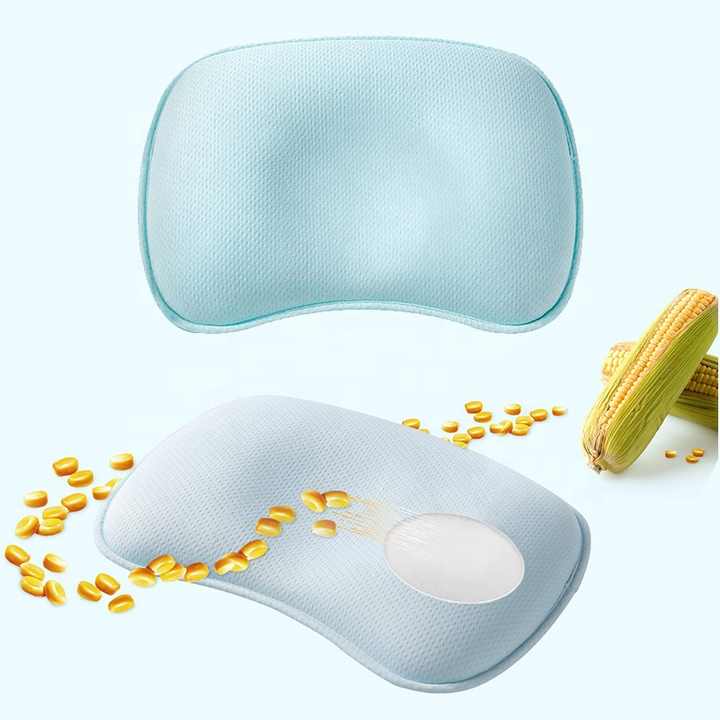 Organic Cotton Portable Memory Foam Head Pillow 