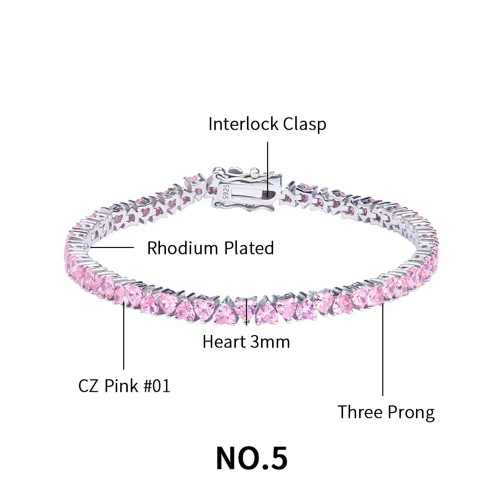 moissanite moissanite tennis bracelet 