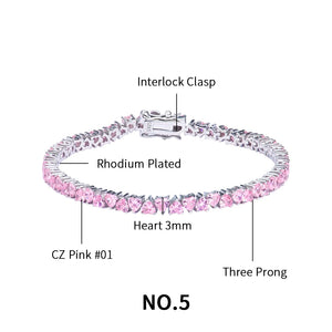 moissanite moissanite tennis bracelet 