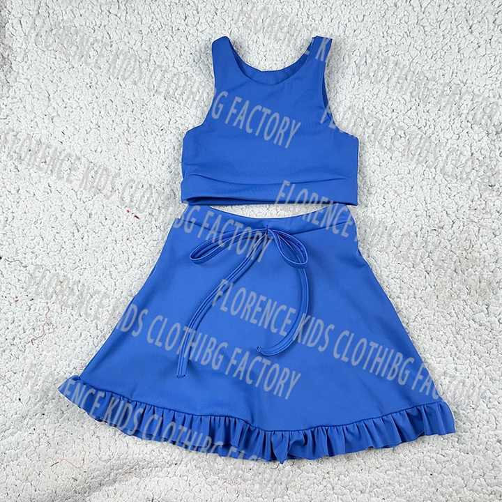 DH OEM Fashion Customized Colors Toddler Girls Yoga Gym.Running.Sport Clothing Set Yoga Set Wholesale