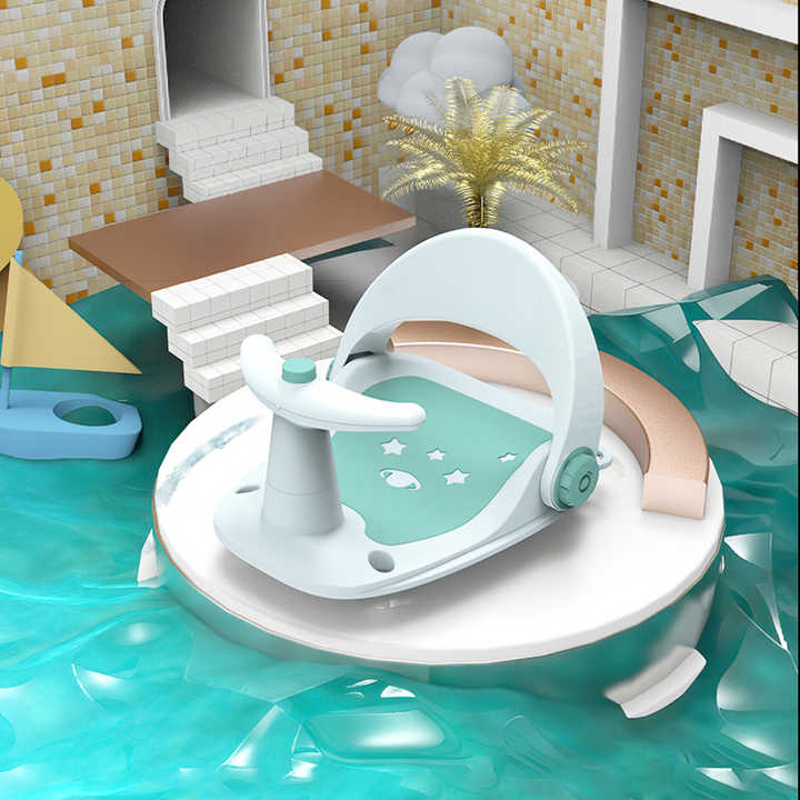 Baby Wash Seat Adjustable Sitting-كرسي حمام للأطفال