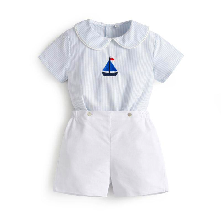Boys' shorts, children's summer clothing set 