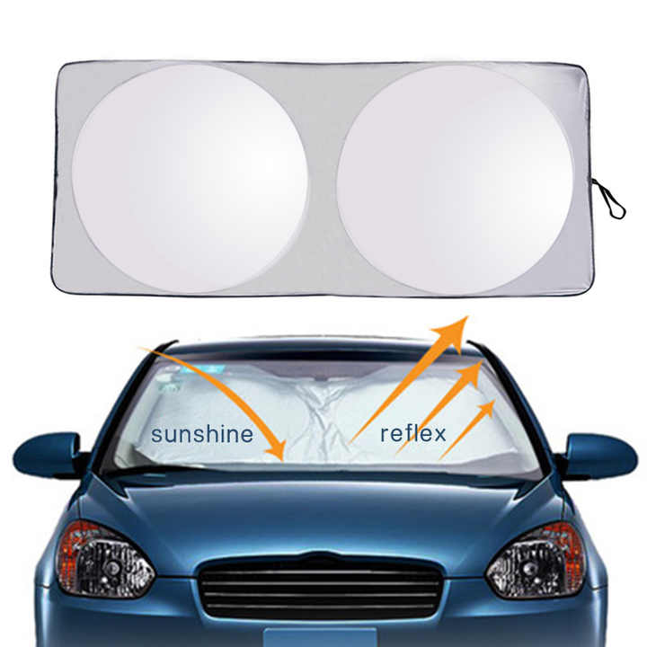 Custom Logo Portable Folding Car Front Window. 