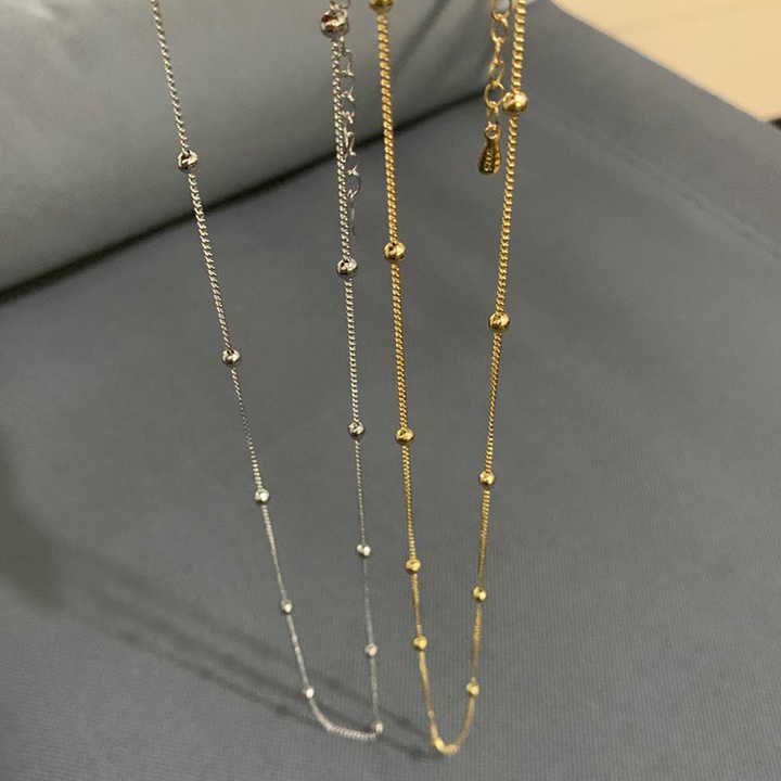 elegant gold necklace 