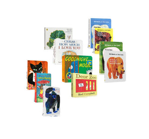 Set of 11 educational books. 