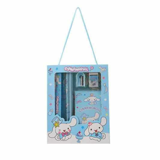 جديد سانريو ست قطع مجموعة صندوق هدايا . New Sanrio 6 Pieces Stationery Gift Box Set Cross-border