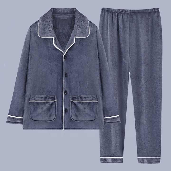 New Style Polyester Coral Fleece Men's Suit 