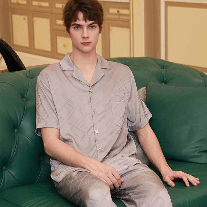 Men's spring and summer pajamas, sleepwear. 