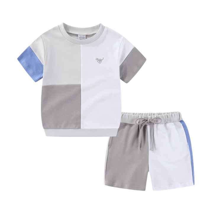 تي شيرت قطني شورت غير رسمي   T-shirt Shorts Casual Printed