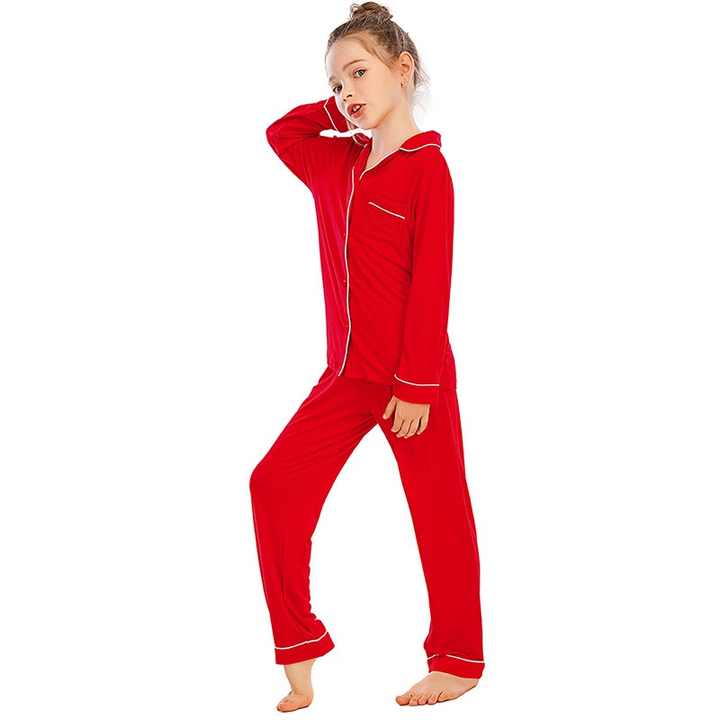 Long-sleeved children's pajamas 