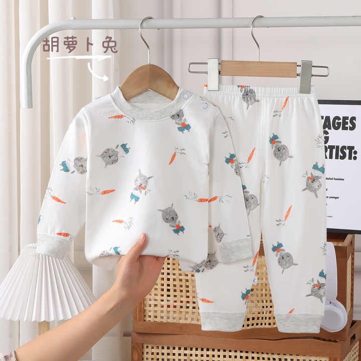 Long-sleeved children's pajamas 