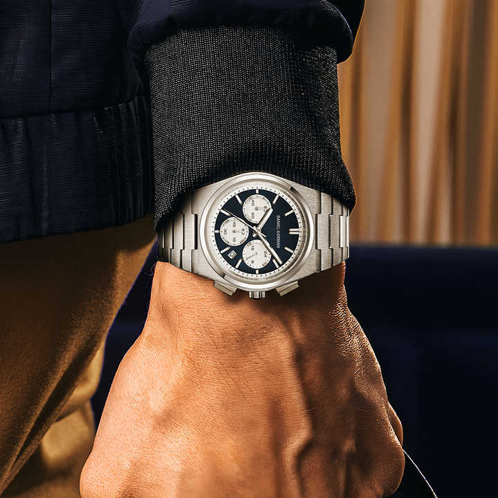 Luxury Men's Quartz Stainless Steel Multifunction Watch 