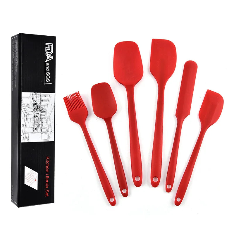 6-piece silicone spoons 