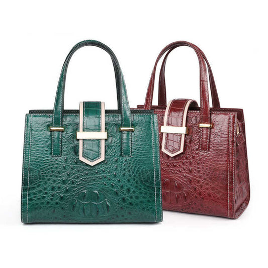 حقيبة نسائية عالية الجودة من جلد التمساح - High Quality Crocodile Women'S Bag