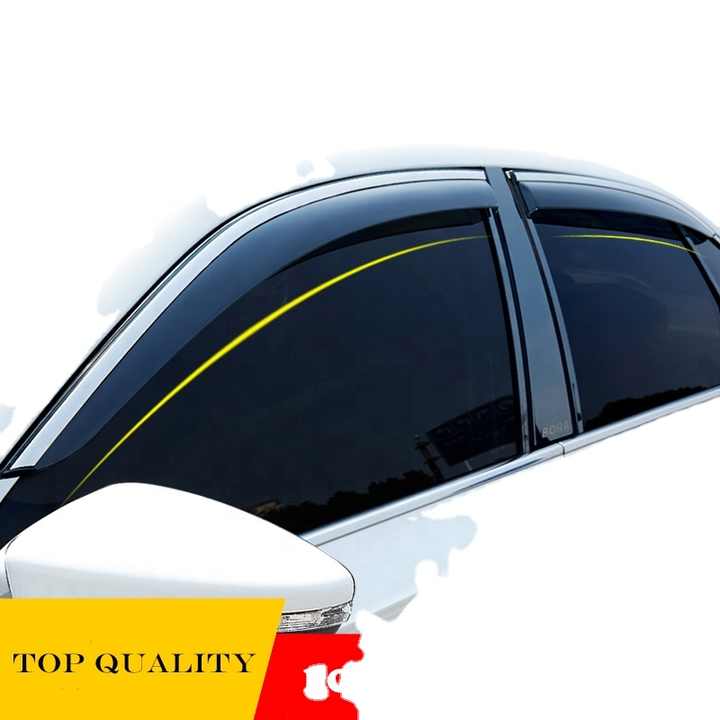 High Quality Top Selling Car Window Visor Vent Deflector Sun Rain Window Guard For MG HS 2020 
