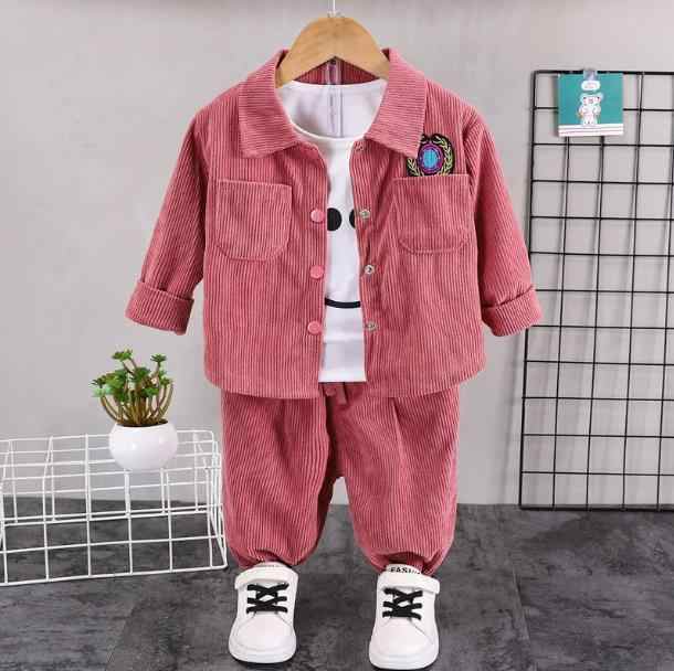 Boys' pants, two-piece casual boys' autumn clothes 