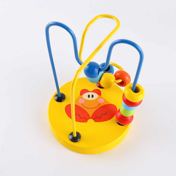Small Round Beads Wooden Toy Early Education Puzzle Wooden Toys for Kids 
