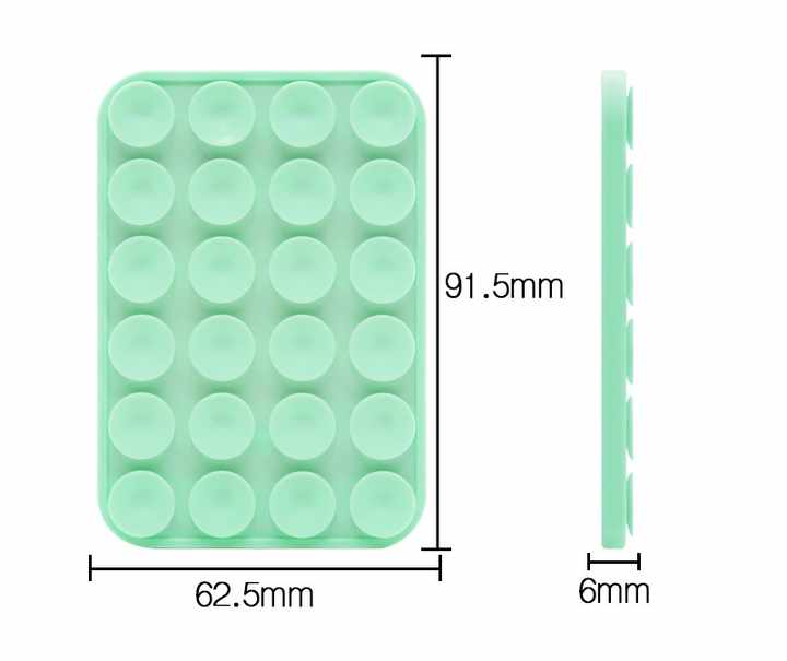 Multifunctional Strong Silicone Suction Cup Mobile Phone Mount Holder Suction Cup Supported Silicone Adhesive Pad 