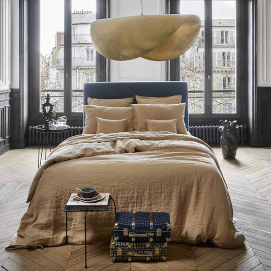 Luxury Simple Solid Light Coffee Color Soft Touch Bedding Set 