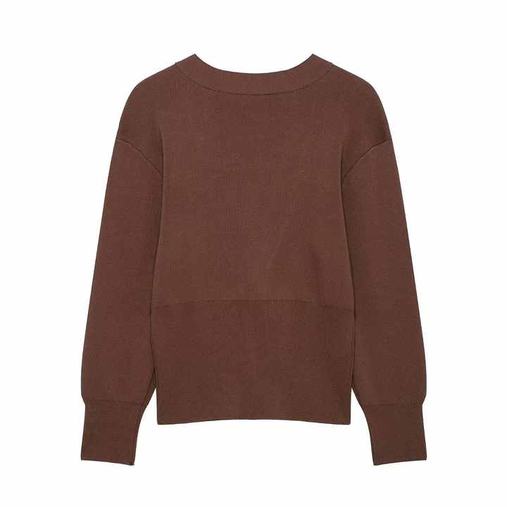 knitted cardigan coat