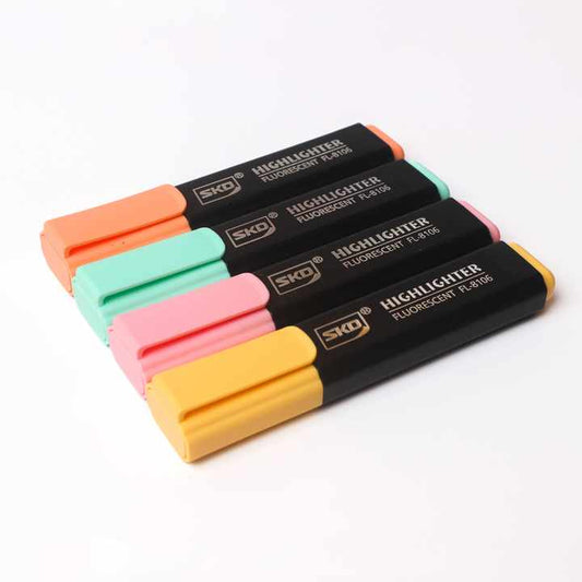 German Brand Pastel Colorful Flat Tip 