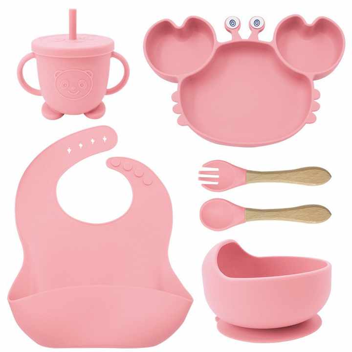 الأكثر مبيعًا سيليكون لطعام الأطفال مجموعة . Best Selling Silicone Baby Food Set