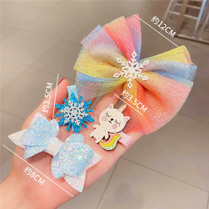 Bow Hair Accessories Cute Kids Hairpins Hair Clips 