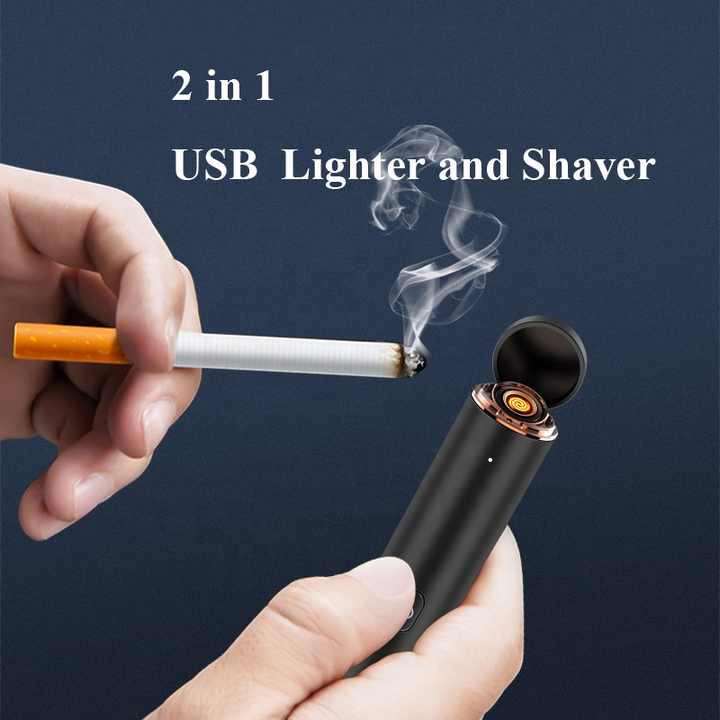Cigarette lighter and razor 