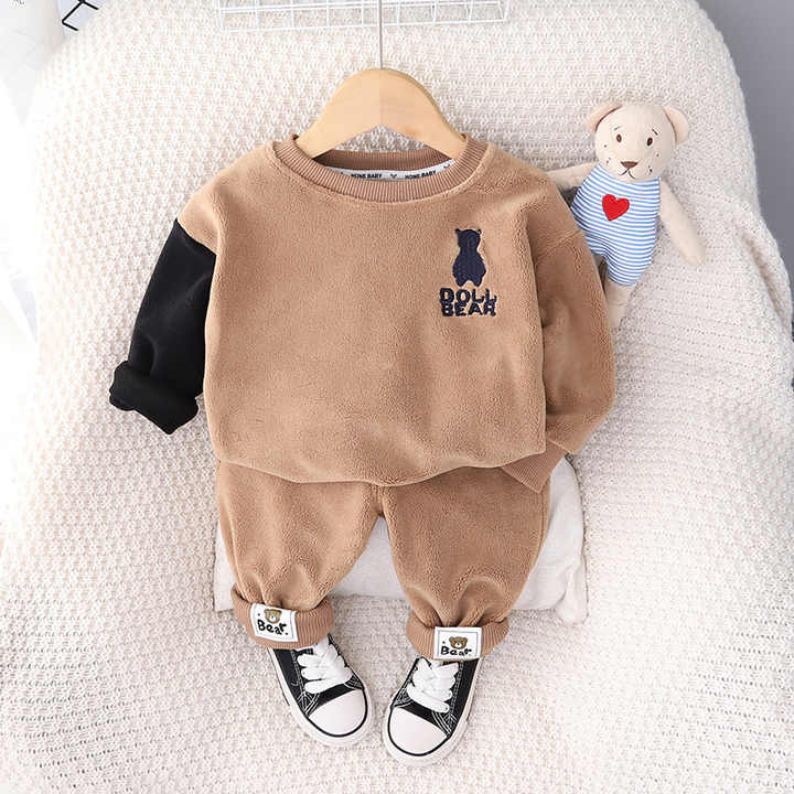 2022 Boys Winter Suit, Newborn Baby Hoodie, Thick 