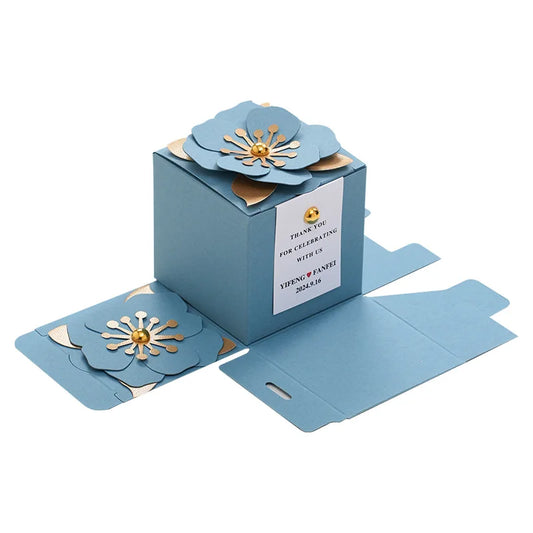 Blue Sweet Wedding Boxes 